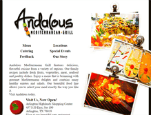 Tablet Screenshot of andalousgrill.com